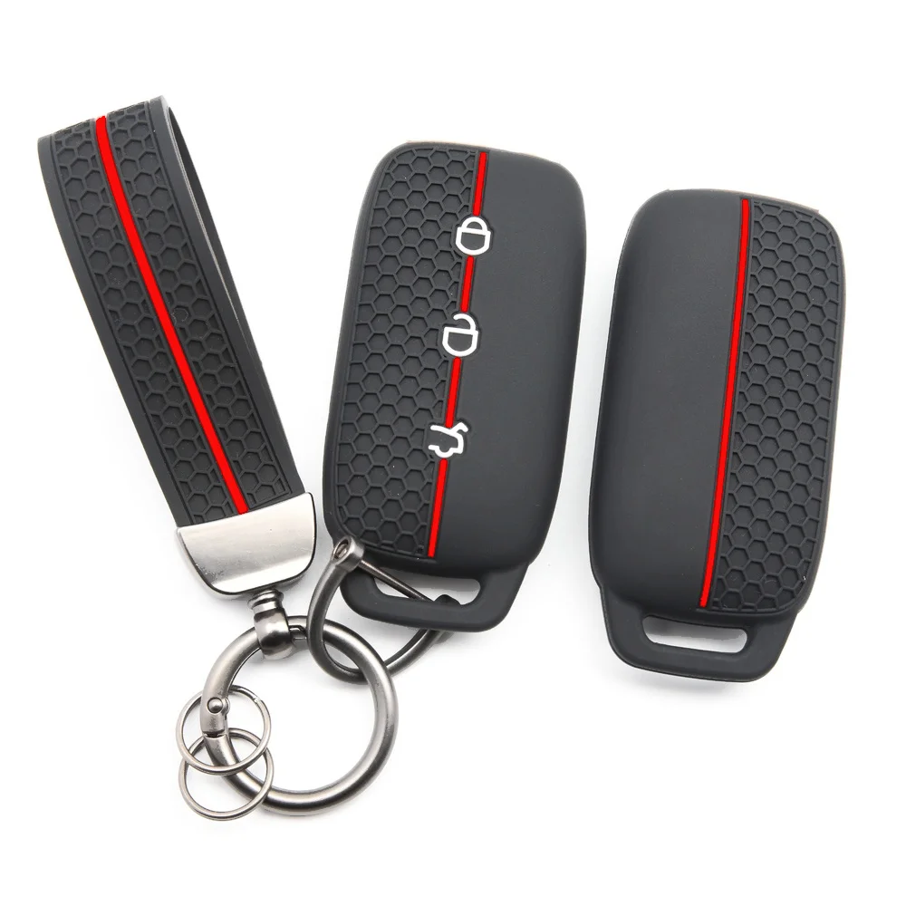 Smart Key Shell With Lanyard For Geely Galaxy L7 Galaxy Boyue Xingyue Emgrand Secure Grip Comfortable Soft Touch Lightweight