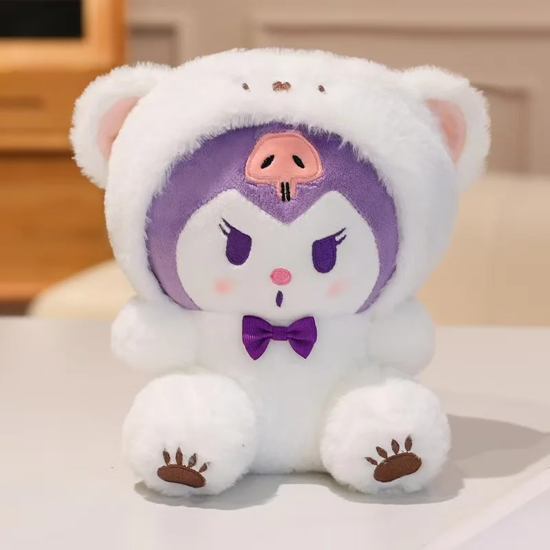 최신 변신 쿠로미 유구이 강아지 인형 귀여운 봉제 장난감 수제 인형 만화 애니메이션 귀여운 어린이 생일 선물 인형