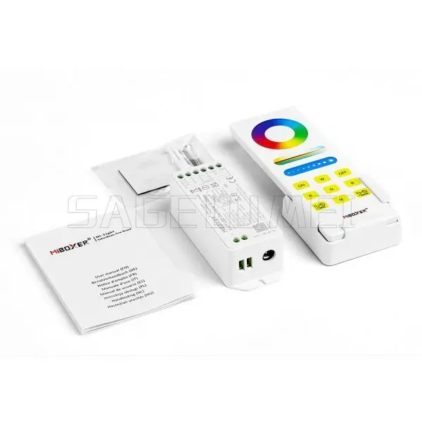 MiBoxer FUT043+ FUT043A+ Kit Controller per strisce LED 3 in 1 RGB RGBW RGBCCT DC12-24V Sistema di controllo LED intelligente APP WiFi 2.4GHZ