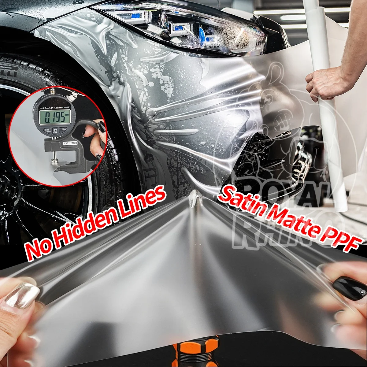 Satin Satin 7.5mil TPU Paint Protection Film PPF Clear Vinyl Self Healing Anti Scratch Matte Transparent PPF Car Bra for Auto Vehicles - Aliexpress Deal