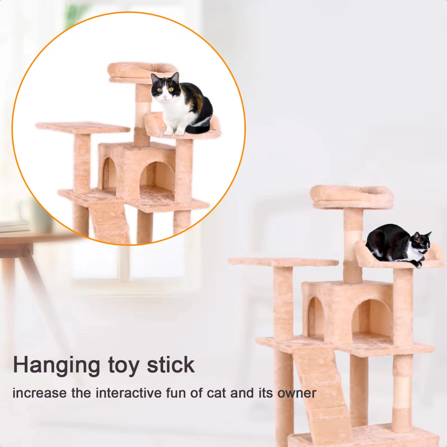 Plush and comfortable Cat Climbing Frame