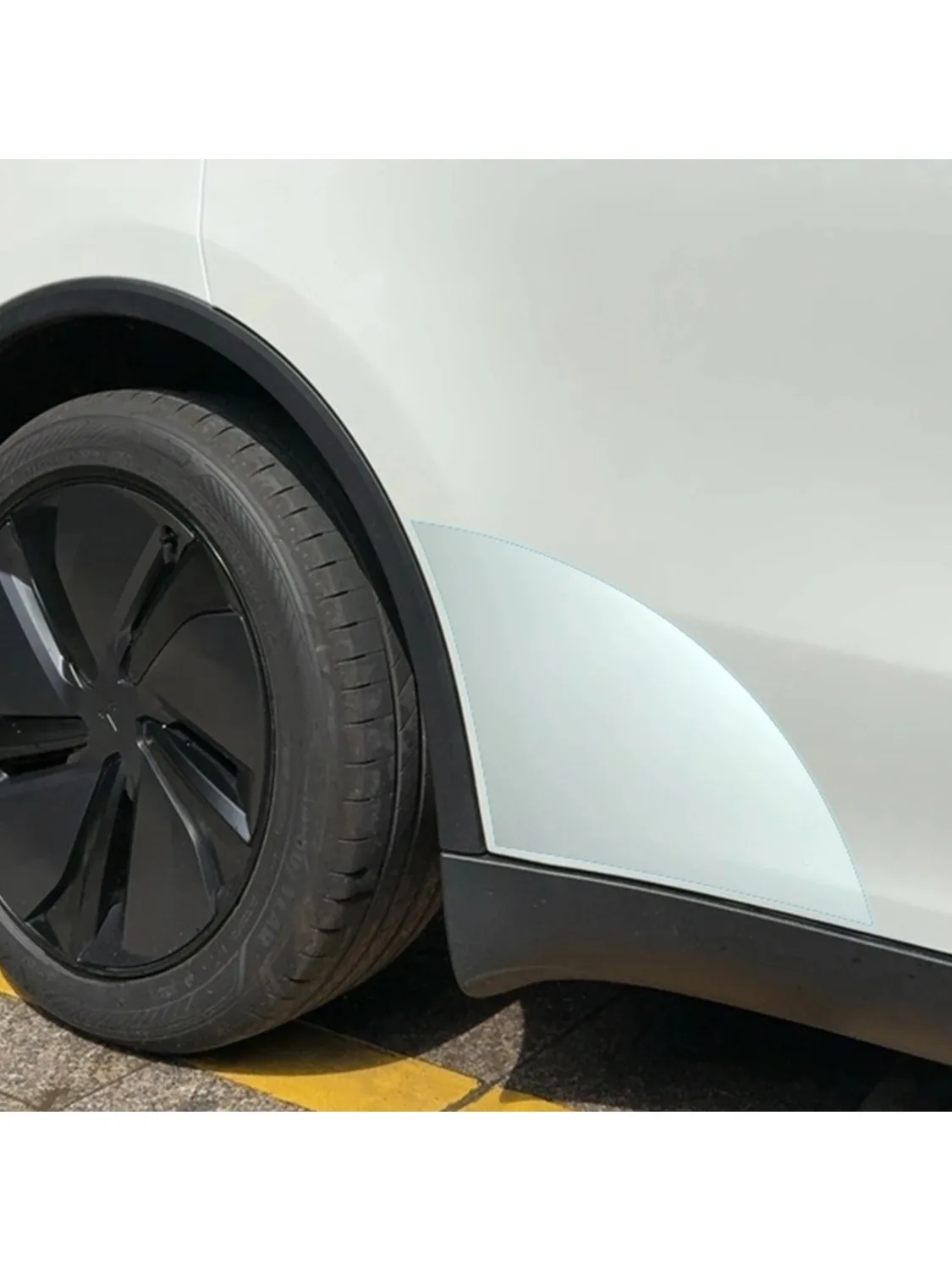 Film anti-rayures pour coin de porte avant Tesla Model Y Juniper 2025, Film de protection Invisible pour vêtements de voiture, Film TPU