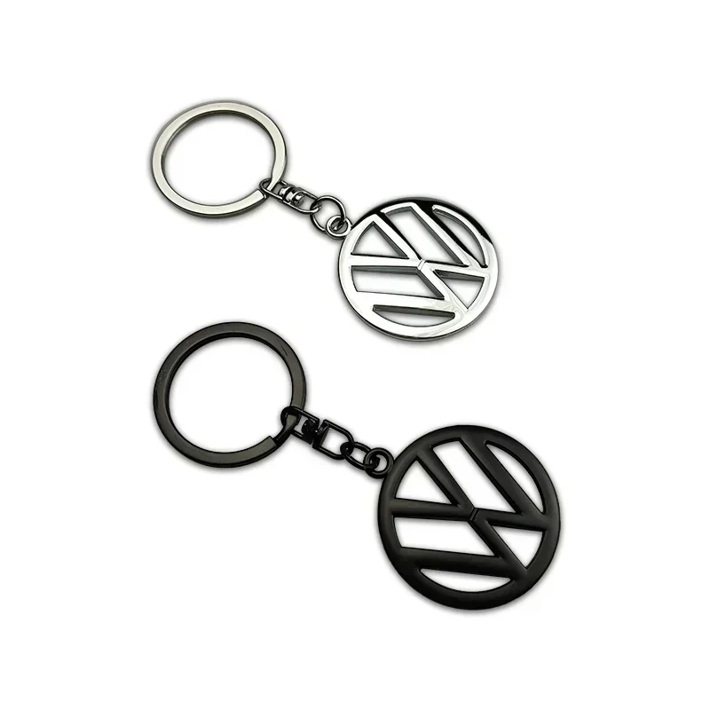 Metal Car Logo Keychain Key Holder for Volkswagen Golf Passat B5 Jetta Tiguan Polo MK7 Bora Beetle Vento Sharan Keyring Pendant