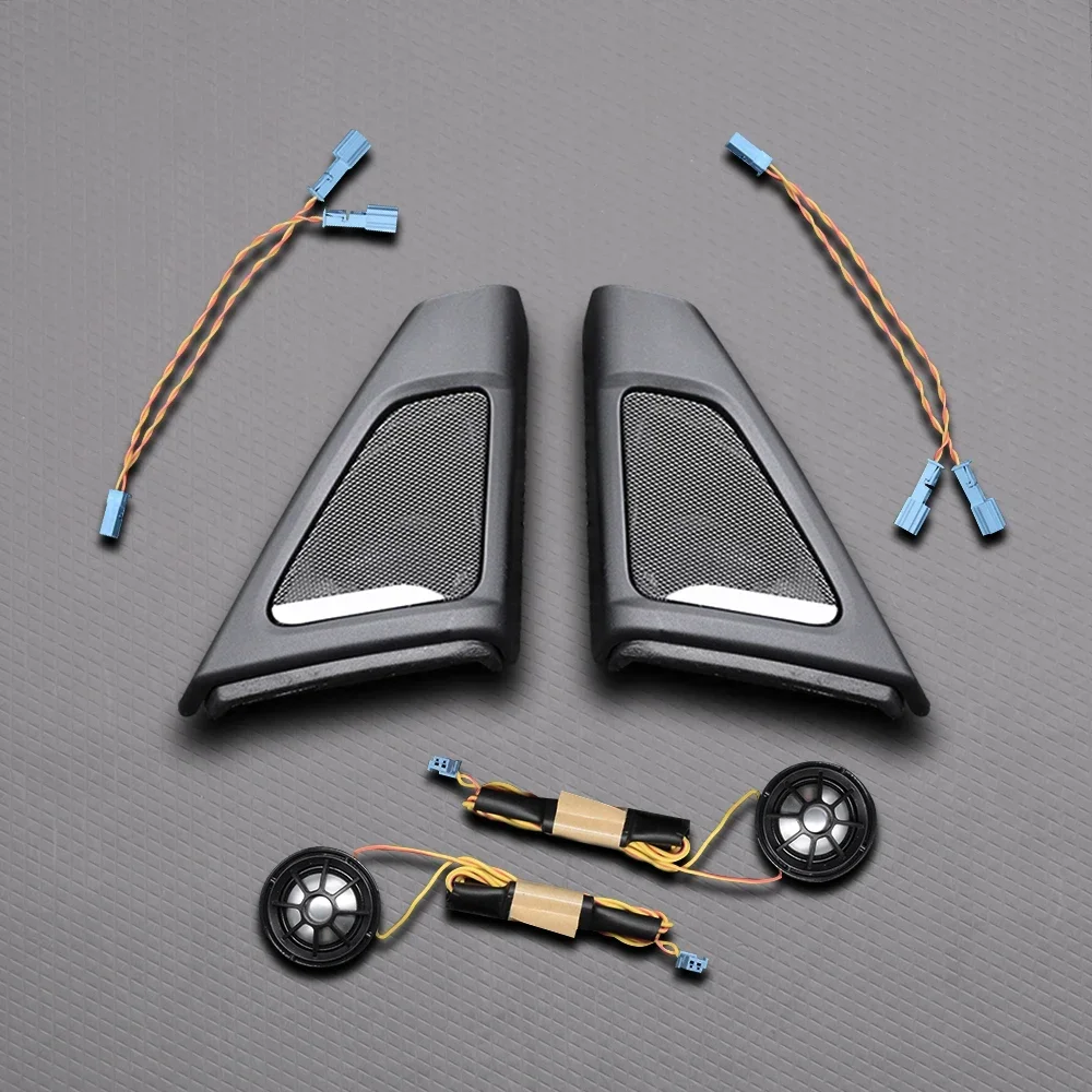 

Car Door Speaker Tweeter For BMW F10 F11 5 Series Audio Trumpet Center Dashboard Cover Head Treble Horn Frame Decoration