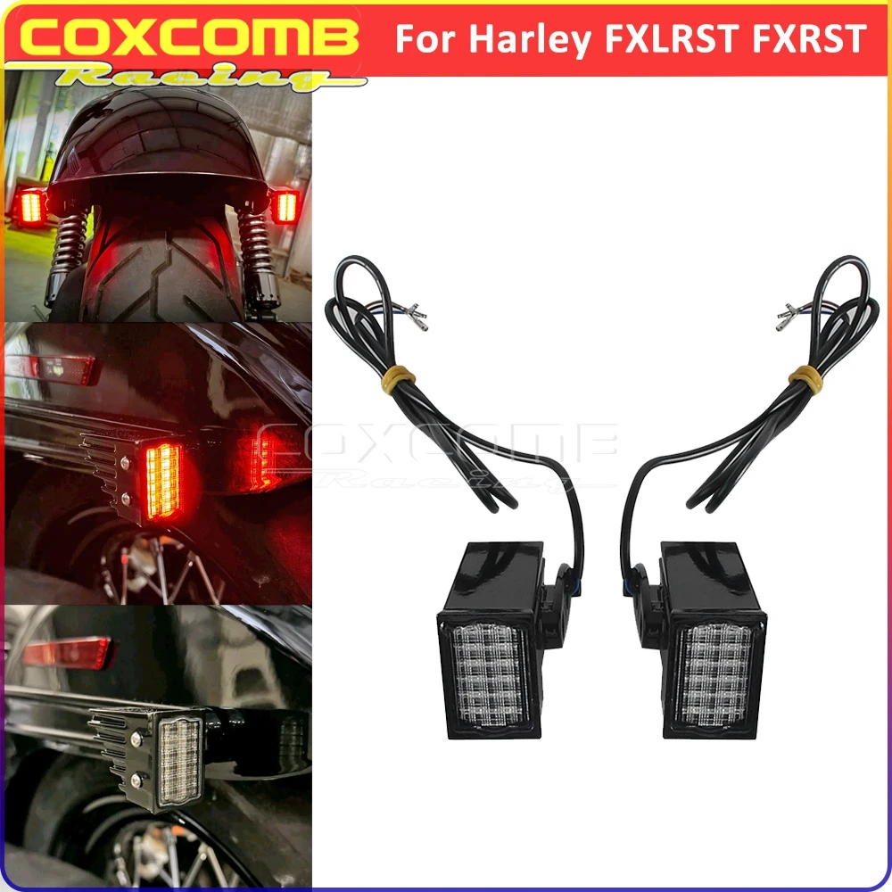 Low Rider ST FXLRST Motorcycle LED Turn Signal Light Tail Run Lamp Indicator Brake Blinker For Harley Low Rider El Diablo FXRST