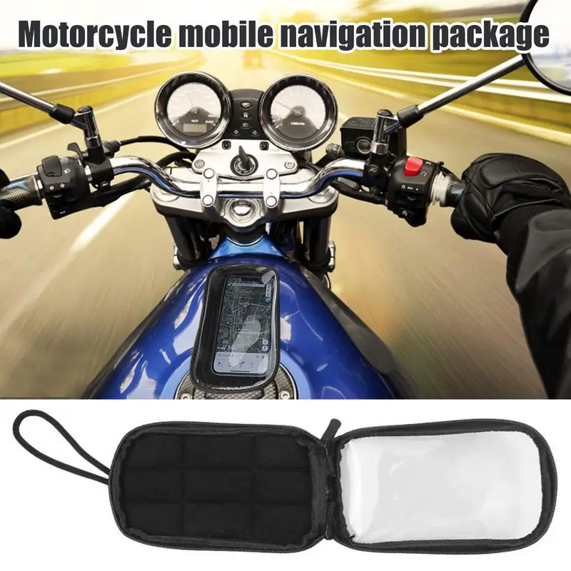 Magnetic Motorcycle Tank Bag Mobile Phone Navigation Bag Motorcycle Phone Tank Bag Motorcycle Items For Phone Navigation Device