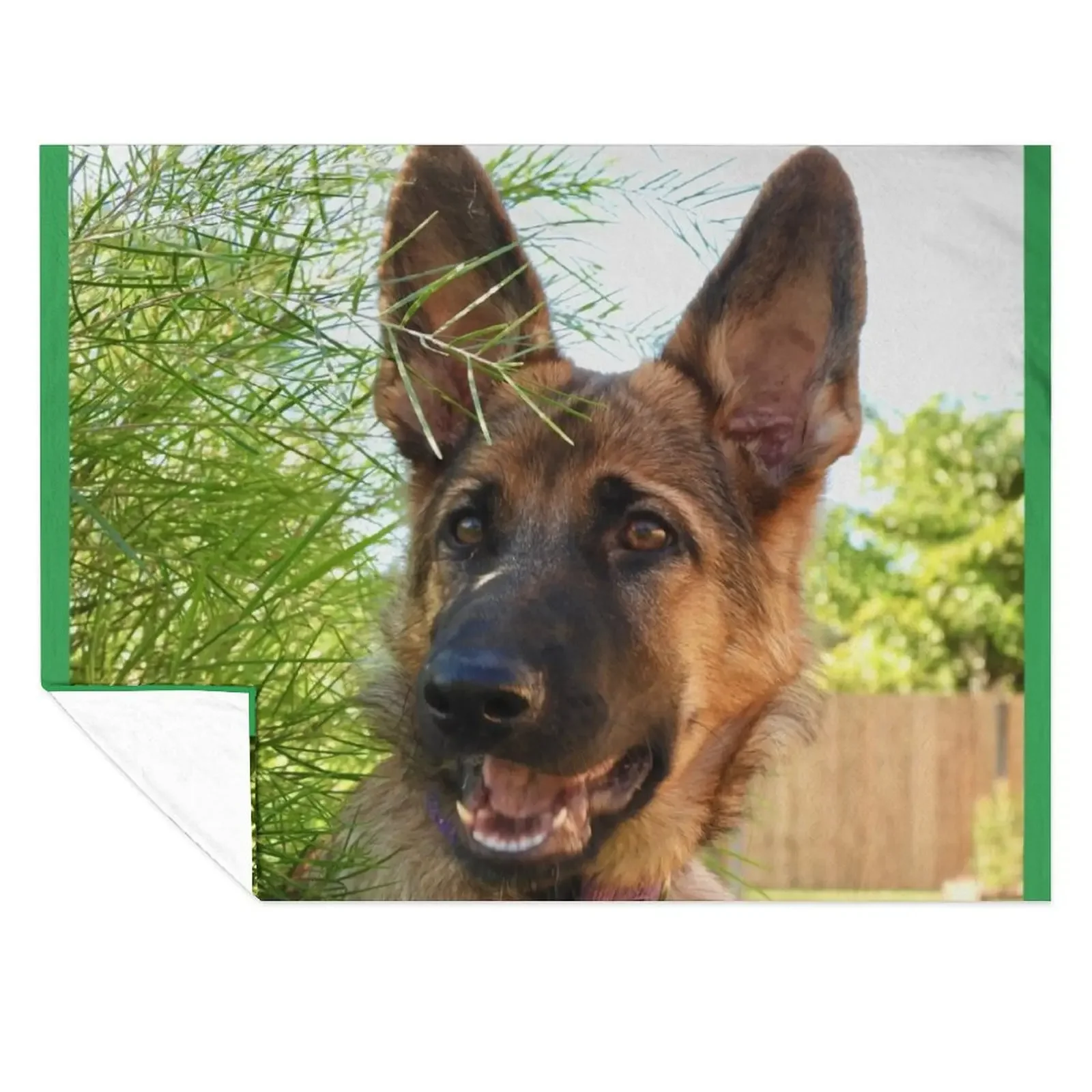 

German Shepherd Service Dog Throw Blanket christmas gifts Moving Soft For Decorative Sofa Blankets