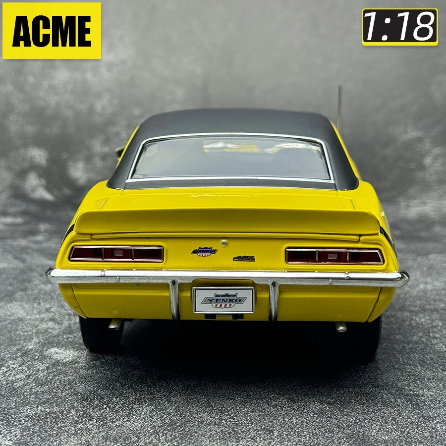 ACME 1:18 Chevrolet Hornet Camaro SC/SS/E 1969 car model sports car static display piece holiday gift collection for friends