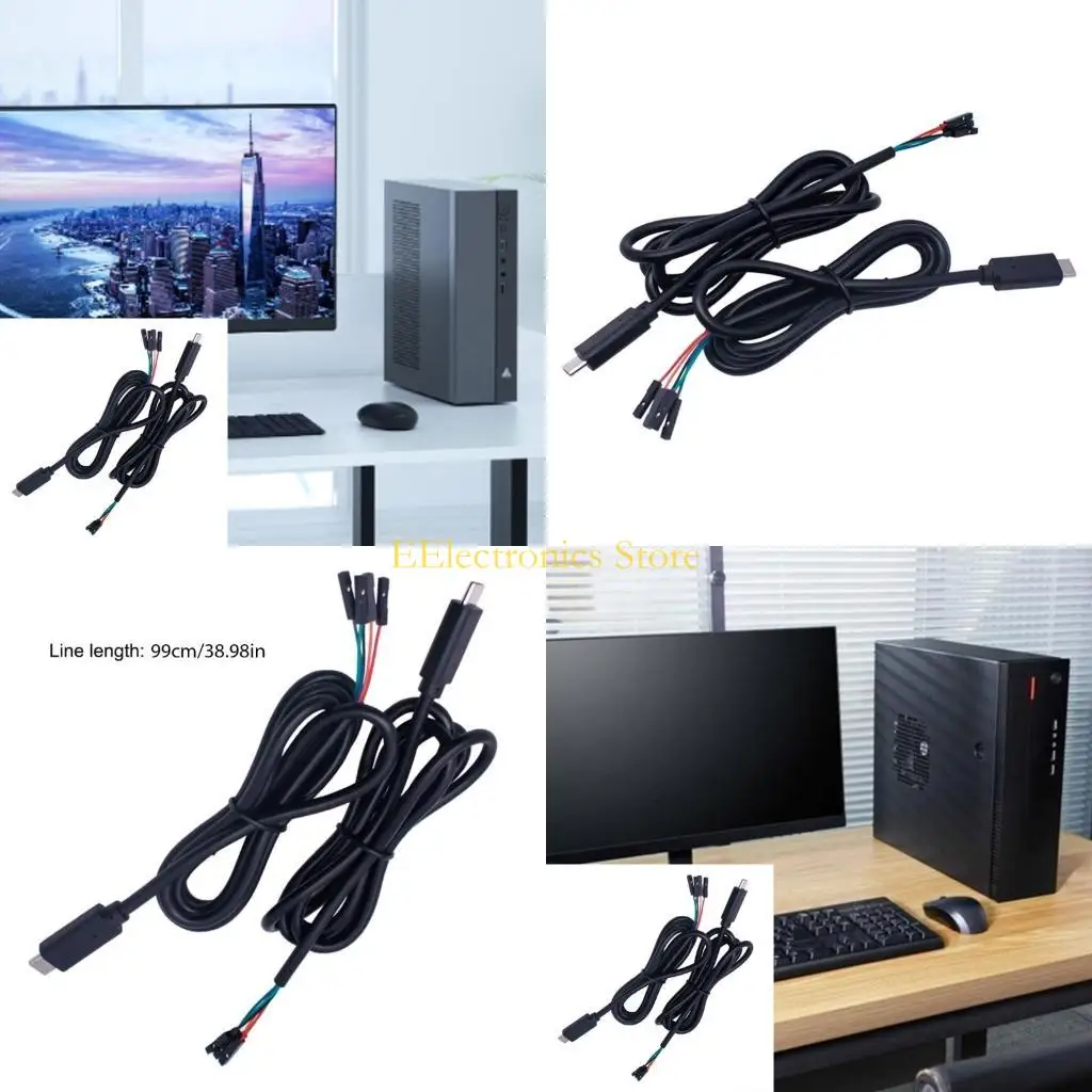 

B03C Простой в использовании кабель USB TypeC для телефона Serial 232 для связи