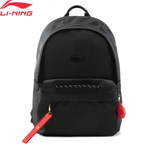 Li-Ning 남녀공용 스포츠 스타일 가방, 배낭 310x140x400mm, 대용량 17.3L 조절 스트랩, ABSV005
