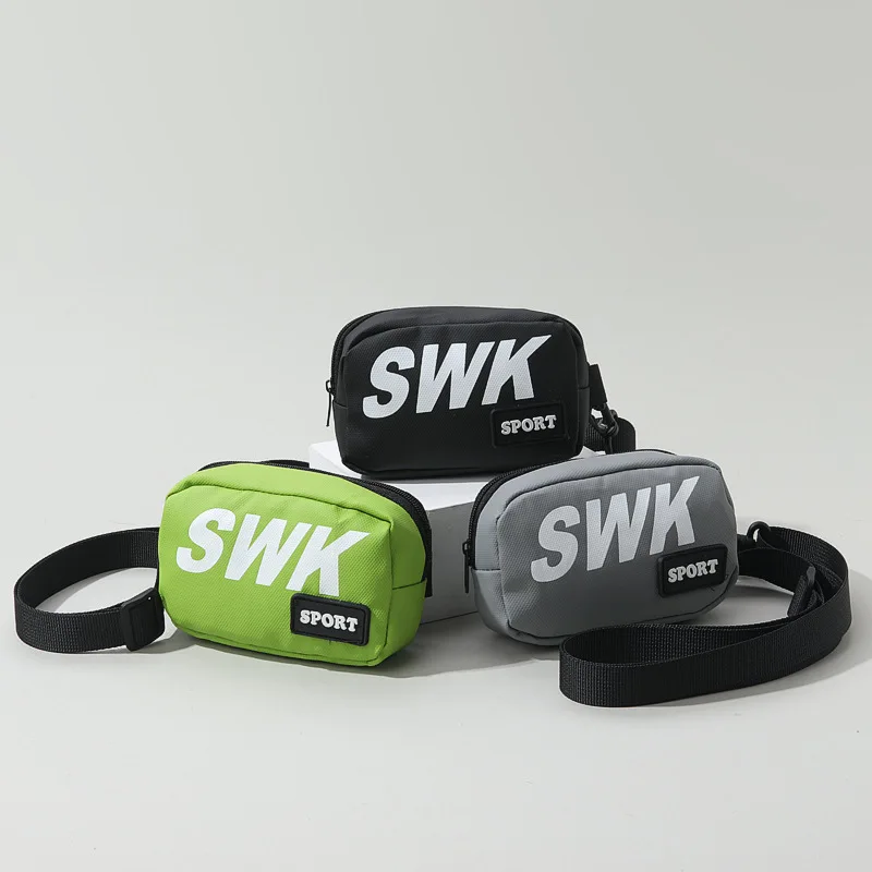 

Unisex Mini Crossbody Bag Small Messenger Chest Pack for Phone Coin Keys Card Holder Hip Hop Style Daily Outdoor Sports