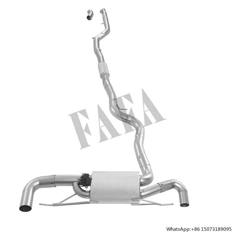 

Для BMW 320i 2.0T G20: Тюнинговая выхлопная система (средняя и задняя секции) с двойным четырехканальным электронным клапаном, глушитель Cat-Back