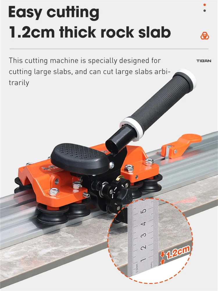 2025 Upgrade New Manual Tile Cutting Machine High Precision Rock Slab Large Slab Floor Tile Track Push Knife Cutting Artifact