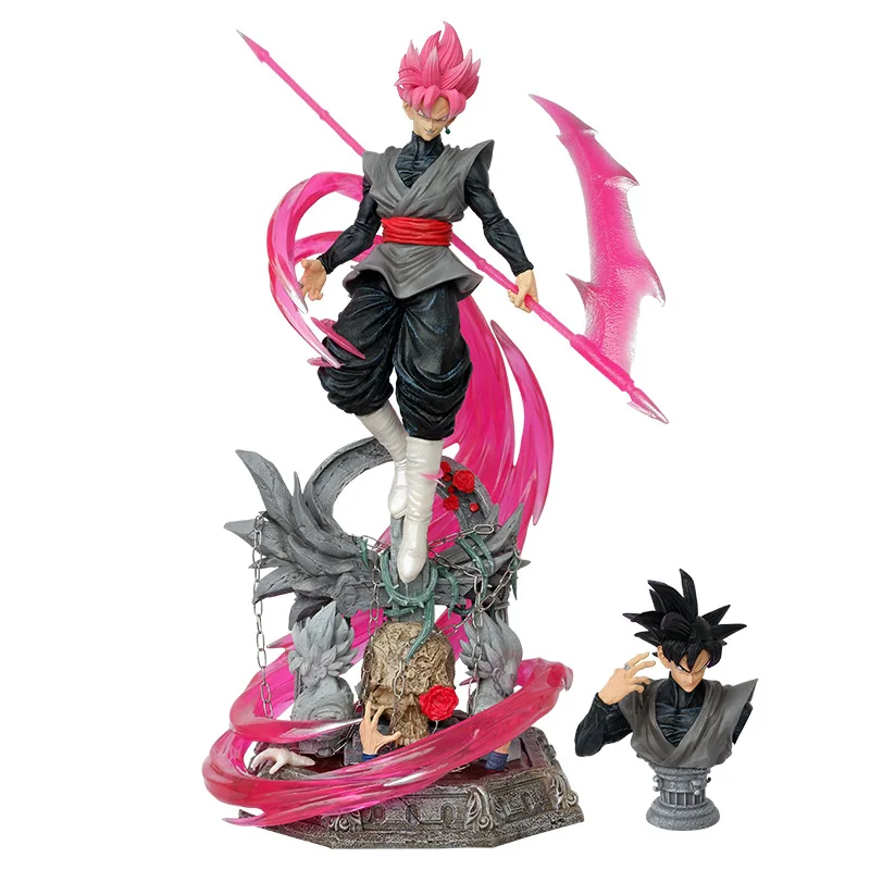 

48CM Dragon Ball Z Zamasu Figure Black Goku PVC Action Figures GK Statue Collection Model Toys Children Gift