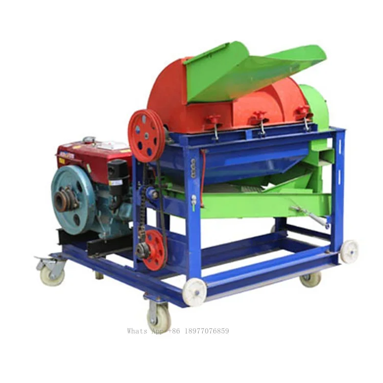 Corn Threshing Machine With Gasoline Drive