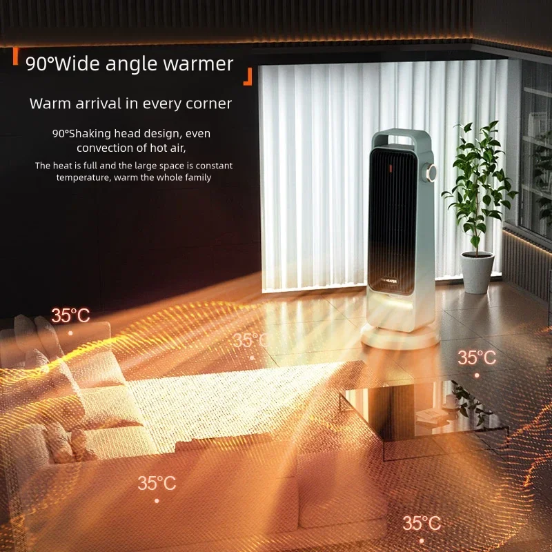 Portable Mini Electric Heater PTC EU Ventilation Overheat Protection Home Living Room Family Bedrooms Garden Car-Winter UK