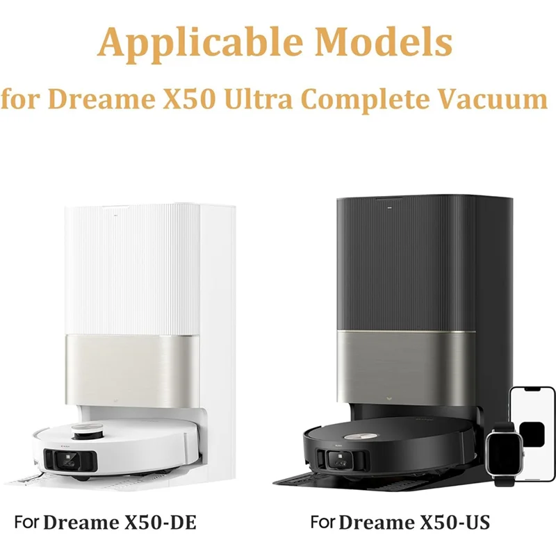 

A26T-для Dreame X50 Ultra Complete/L50 Pro Ultra пылесос основная боковая щетка HEPA-фильтры подушечки для швабры мешки для пыли