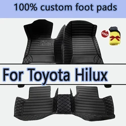 Car Floor Mats For Toyota Hilux 2022 2021 2020 2019 2018 2017 2016 2015 2014 2013 2012 2011 2010 2009 Custom Carpets Cover Rug