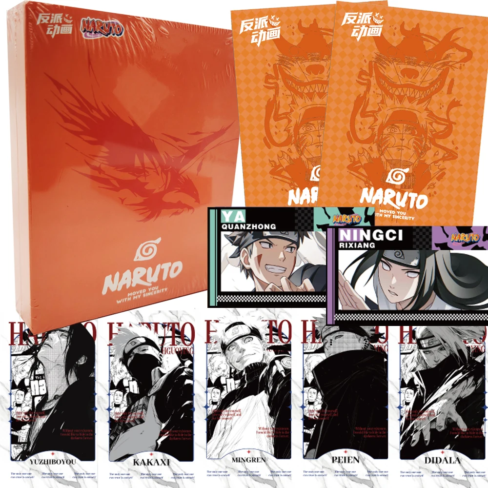 

Hot Blooded Anime Naruto Collection Cards for Kids Classic Popular Figure Limited Hidden Flowing Sand Color Paper Cards Toy Gift
