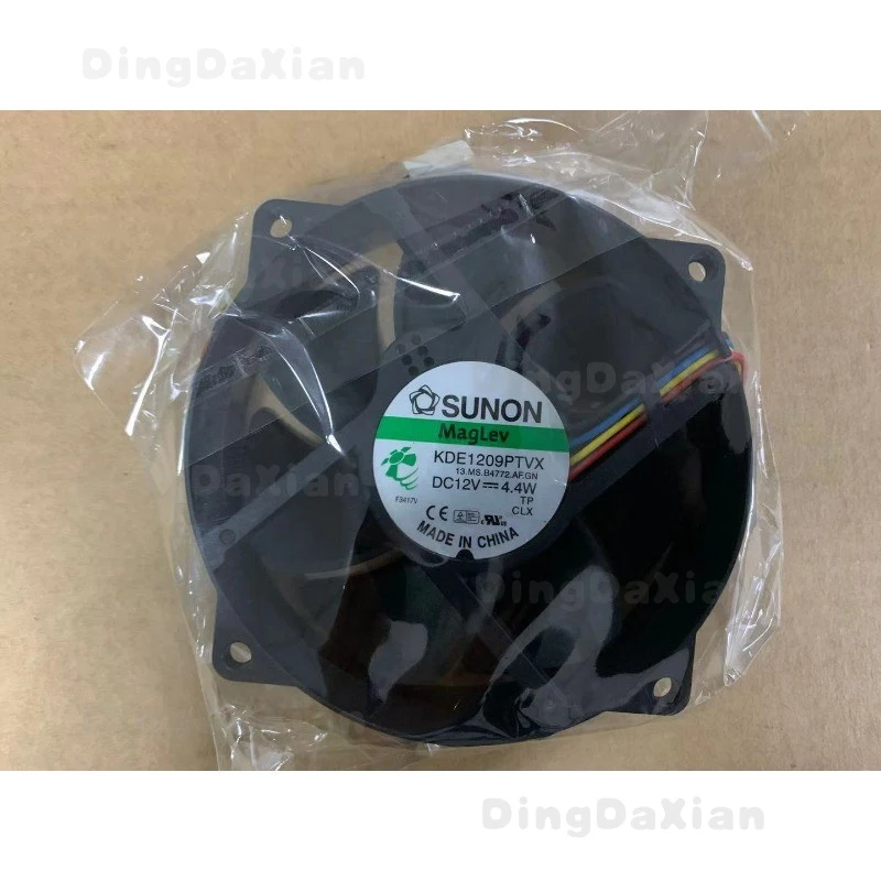 D 1PCS FOR SUNON 90/80mm X 25mm KDE1209PTVX Maglev Cooler Cooling Fan 12V 4.4W