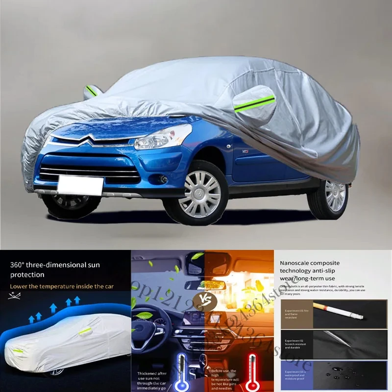 

For Citroen C2 Car cover Exterior Car Cover Outdoor Protection Full Car Covers Waterproof