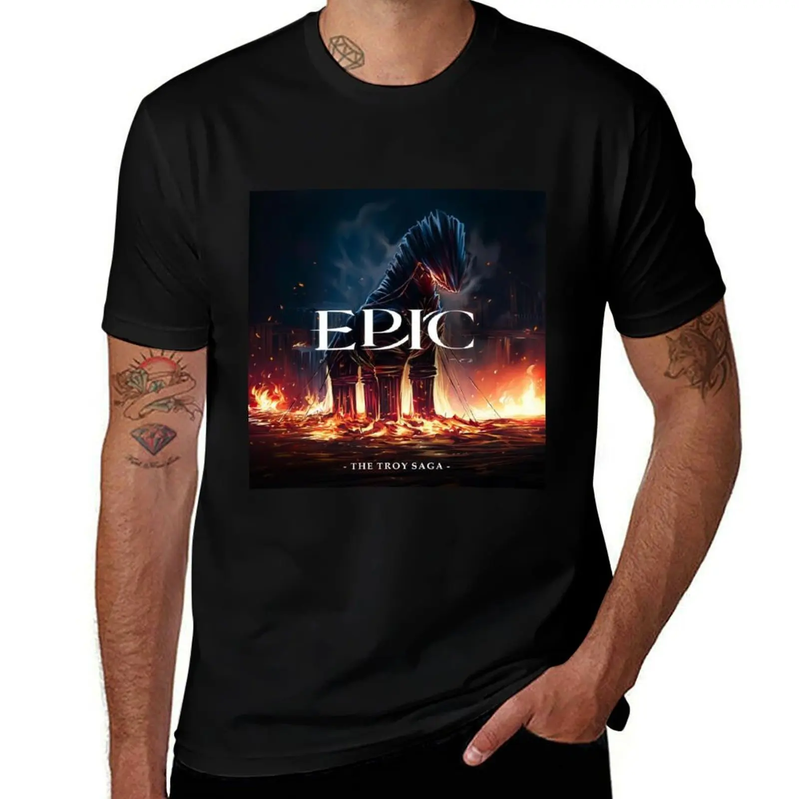 

Epic the Musical: The Troy Saga (Jorge's Version) T-Shirt Regular Fit Plain Tee Shirt
