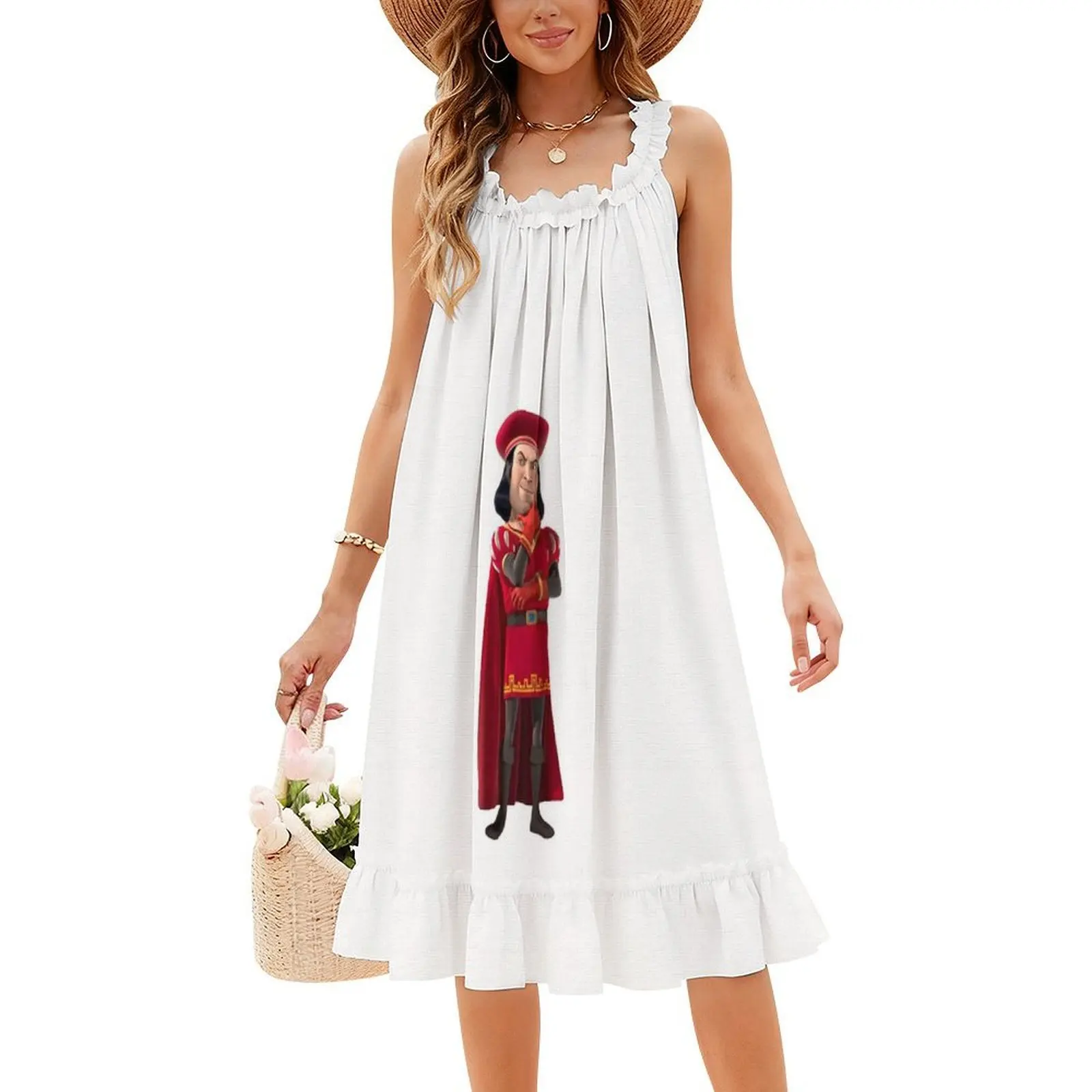 اثق بنفسك! فستان هيب هوب نسائي ملابس الشارع مطبوع عليه رسومات جرافيك للحفلات والنوادي Shrek Lord Farquaad Fiona Farquaad Evening #4