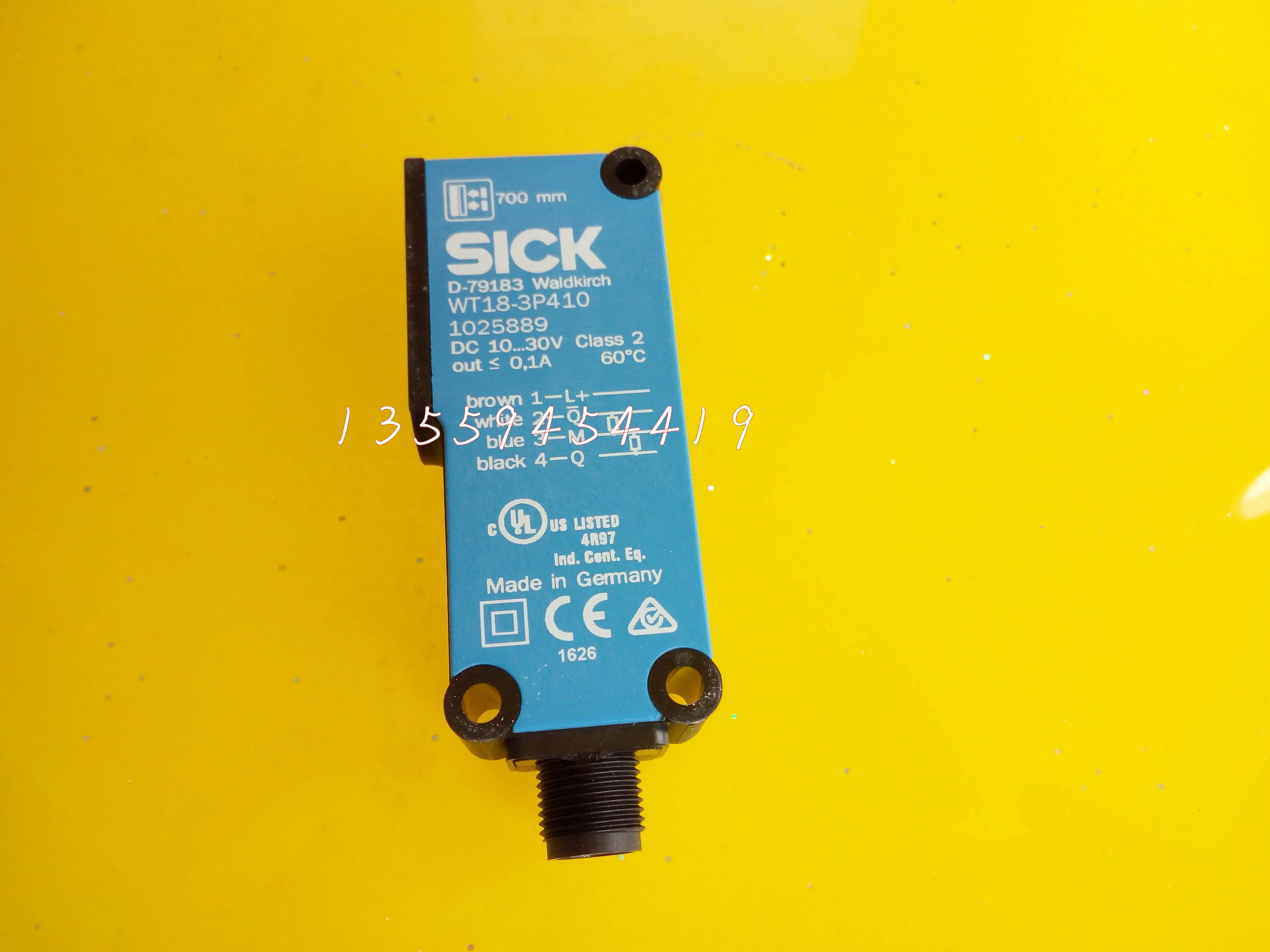 

SICK Sensor WT18-3N610 1222674 WTB16I-39112120ZZZ Genuine Ordering