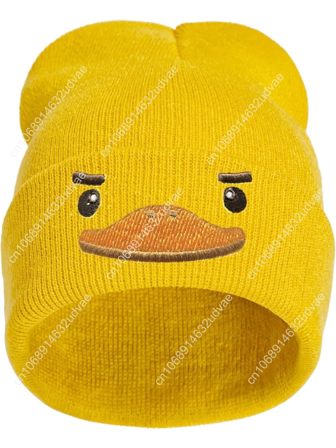 

Cute Yellow Duck Embroidered Beanie Knit Hat for Men Women, Cute Funny Graphic Beanie Winter Skull Cap, Gifts for Duck Lovers