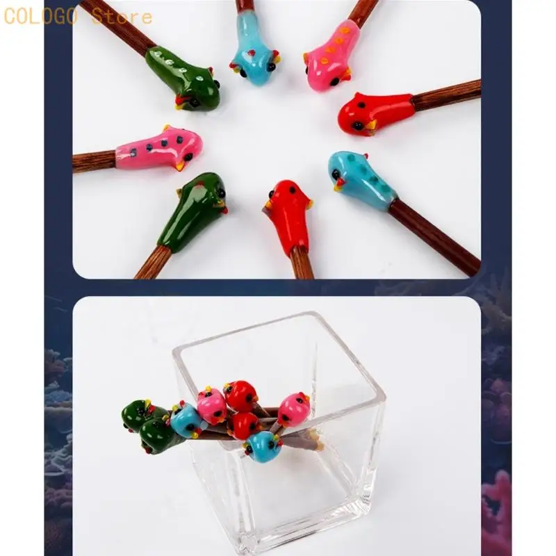 Random Wooden Betta Fish Toy That Encourages Natural Fish Toy D0LD