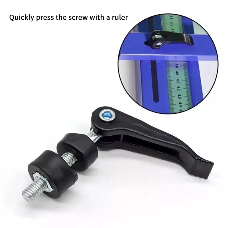 6mm Gewinde Rasenmäher Griff Knöpfe Mutter Bolzen Rasenmäher Push Cutter Zubehör Schnell Drücken Schraube Befestigung Klemme