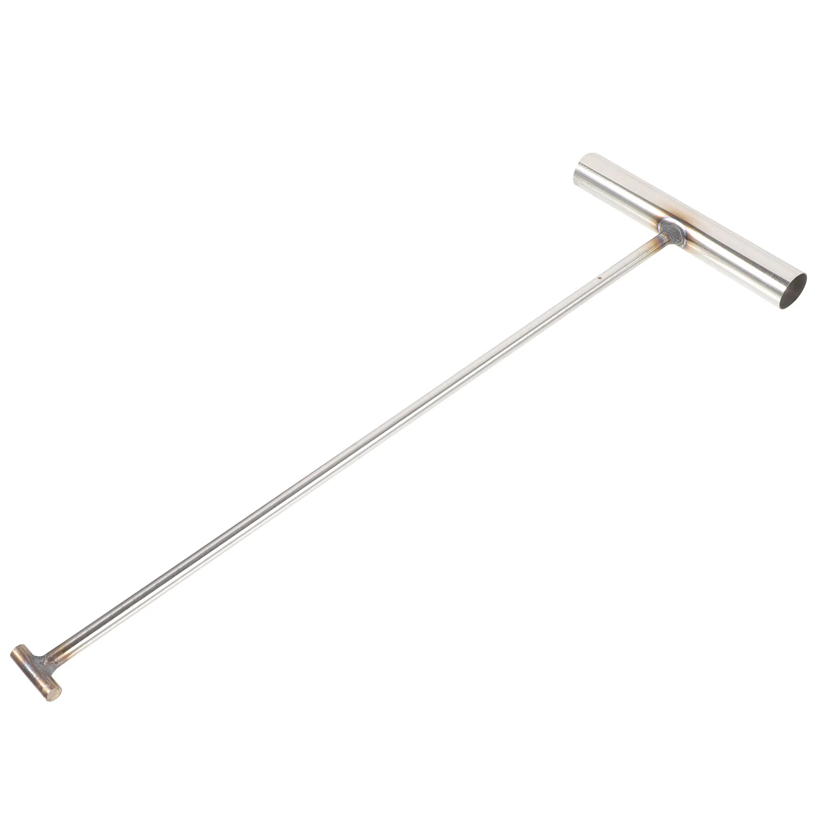 Manhole Lifter T-shaped I-shaped Hooks Rolling Door Lifting Silver Stainless Steel