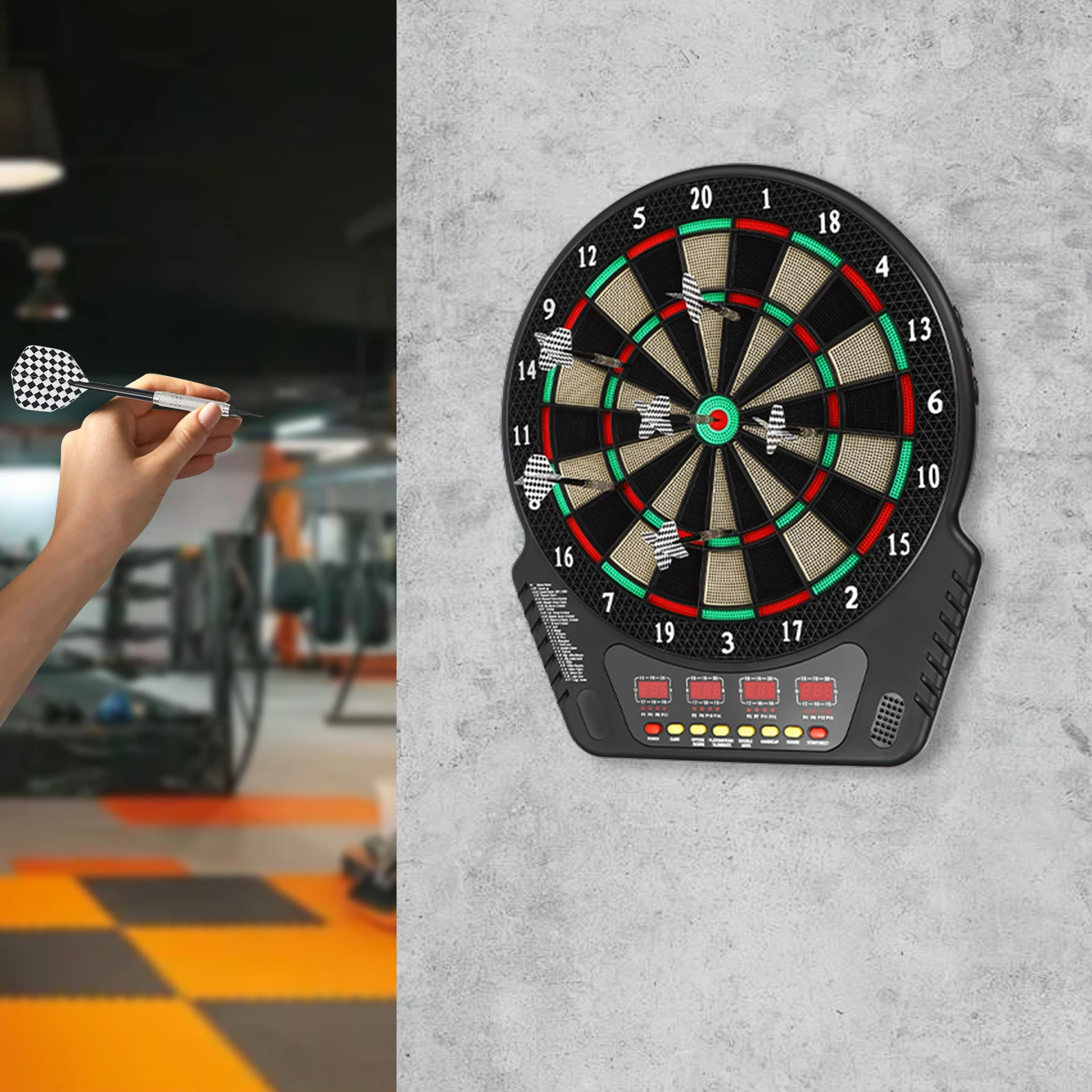 

Электронная доска для дартса, Электронная доска для дартса с 6 дартсами, Инновационная машина для дартса