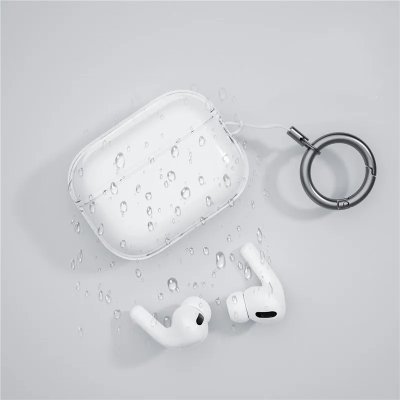 Caso claro para airpods pro2 2022 silicone caso ar vagens pro 2 funda airpods pro 2022 transparente fone de ouvido para airpod pro 2nd