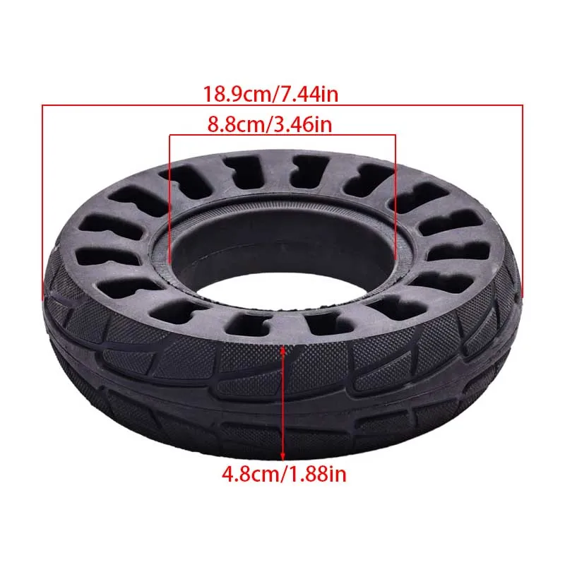 8 Inch Mini FOR DOLPHIN Electric Scooter Rubber Solid Tire 200x50 E-scooter Non Inflatable Explosion-proof Tire Scooter Parts