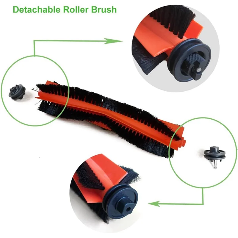 AA01-Accessory Set Replacement Parts For Dreame Bot D10 Plus Z10 Pro L10 Plus Main Side Brush Hepa Filter Mop Cloth