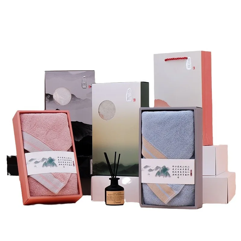 Simple Solid Color Towel Bundle Light Breathable Water Absorb Cloth Durable Daily Bathroom And Indoor Living Essentials
