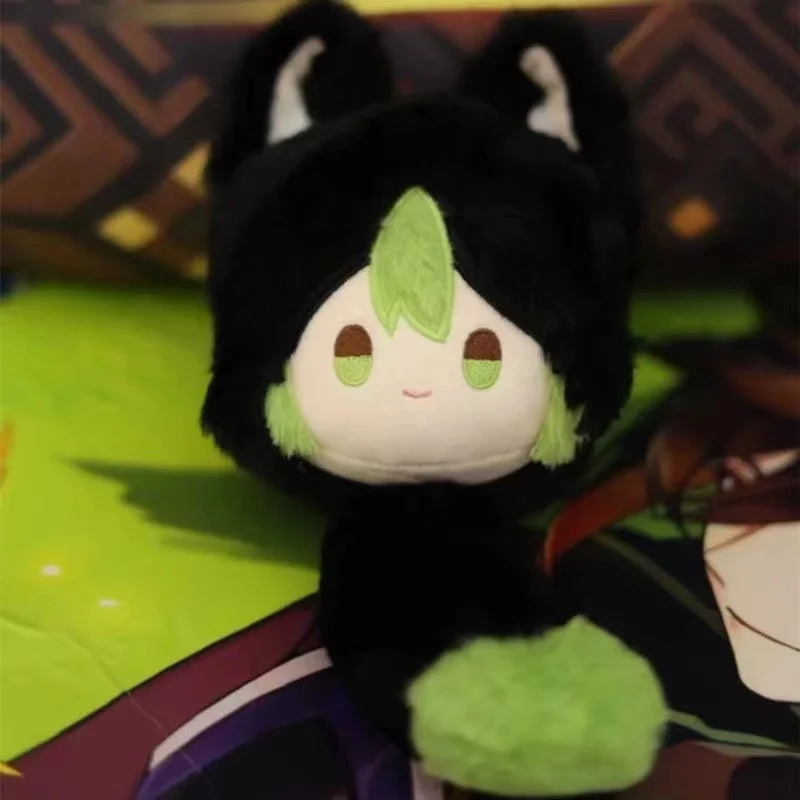 

Game Genshin Impact Tighnari Plush Doll Pendant Keychain Cosplay Keyring Backpack Ornament Fans Collection Birthday Christmas Gi