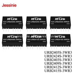 DC-DC 24V 3W Isolated Switching Power Supply Module Short Circuit Protection URB 2405S/2424S/2403S/2409S/2412S/2415S-3WR3