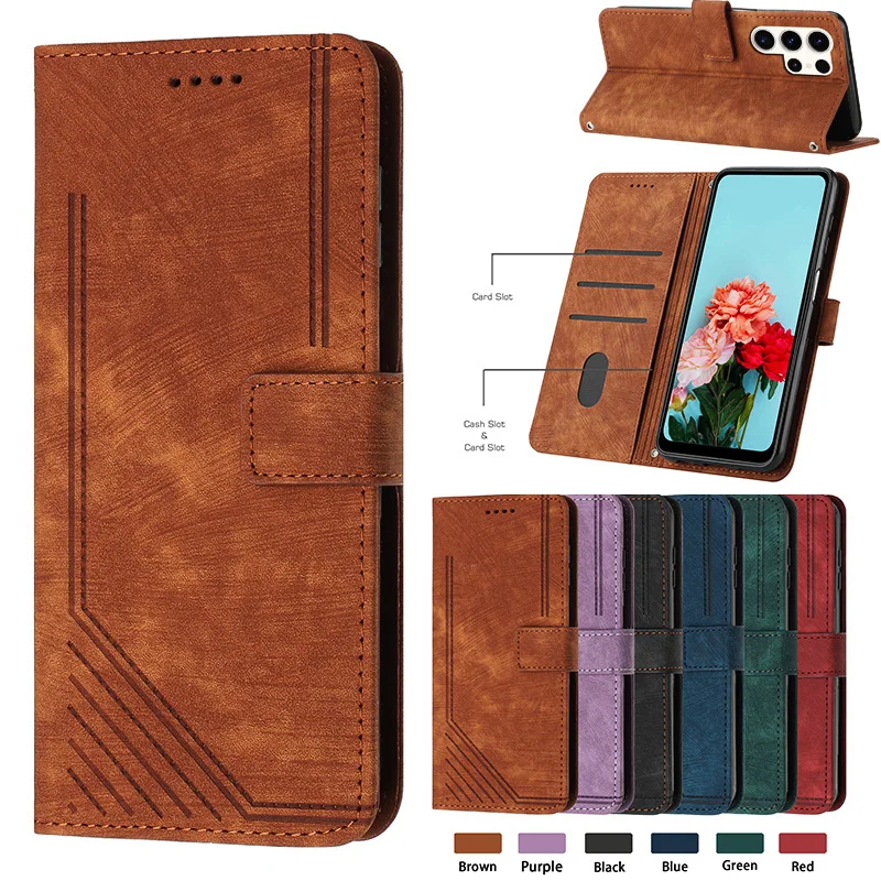 

For Samsung Galaxy A34 Case Wallet Leather Funda for Samsung A 34 Cover GalaxiA34 SM-A346B SM-A346E Magnet Flip Phone Case Coque