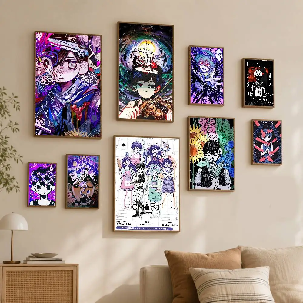 Ho-r-r-o-r- Style Video- Game Omo-r-i Main Wall Art Canvas Painting Posters And Prints Wall Pictures Kids Room Decor No Frame
