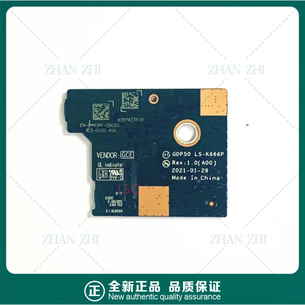 Fit For Dell M15 R5 R6 R7 Keyboard Connection Small Board LS-K666P 0Y33PF