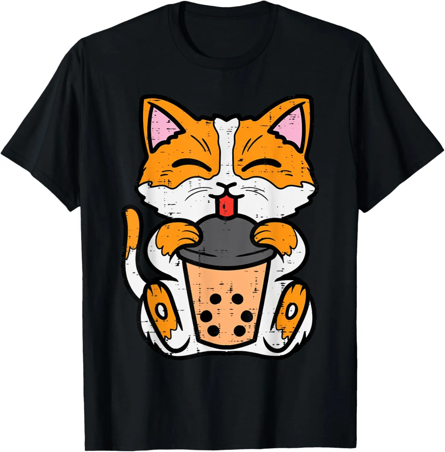 

Cat Bubble Milk Tea Kawaii Kitten Boba Anime Women Girls Kid
