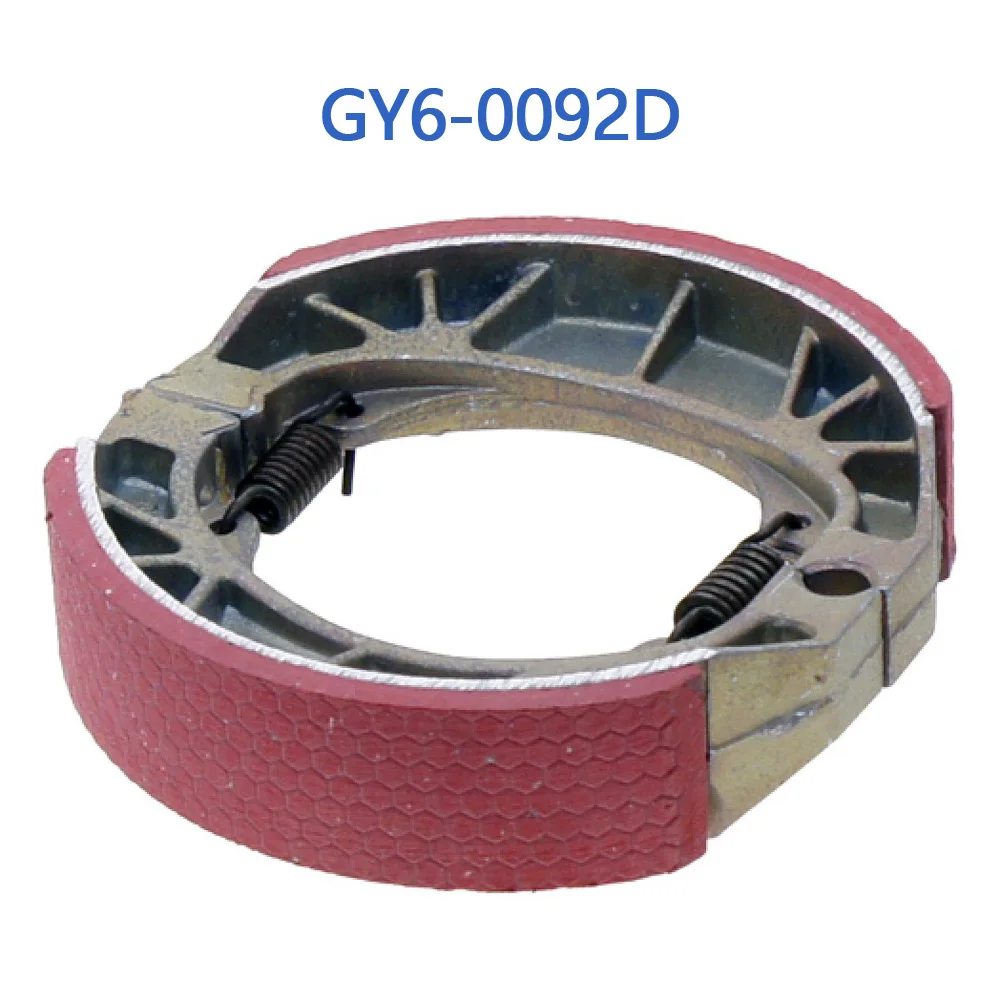 GY6-0092D Drum Brake Shoe 110mm X 25mm For GY6 125cc 150cc Chinese Scooter Moped 152QMI 157QMJ Engine