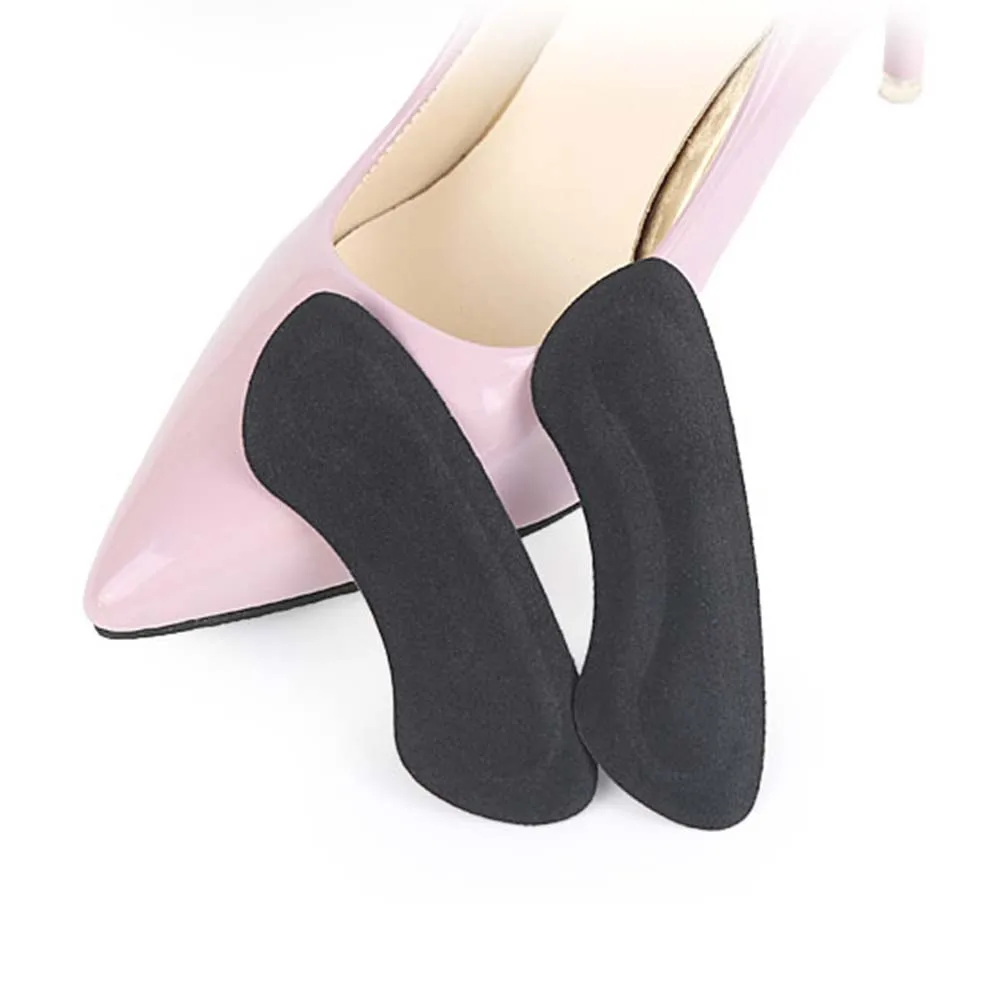 

5pcs Gel Cushion Pads Heel Liners High Heels Shoe Inserts Thick Front Foot Inserts Durable Flexible Material Foot Care Tool For