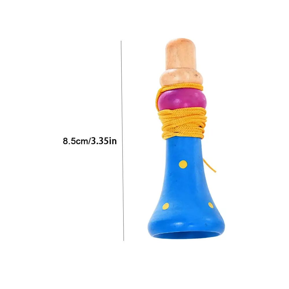 Wooden Music Toys Children Early Montessori Educational Toy Colorful Musical Instruments Games for Kids Trumpet Random Color