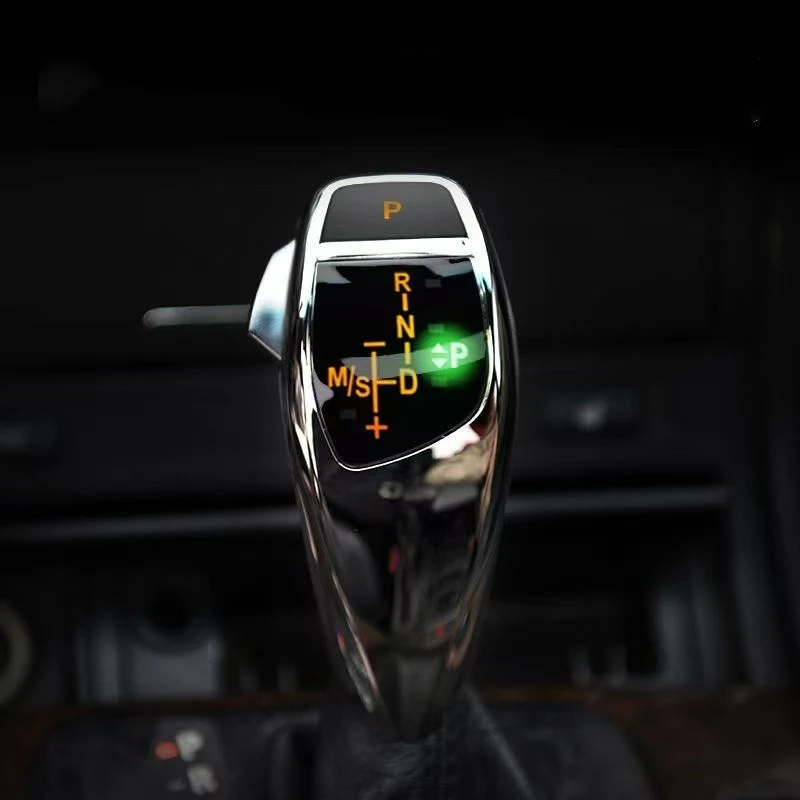 LED Electronic Chicken Leg Gear For BMW 1 Series E81/E82/E87/E88 modified ABS button gear replacement type 2