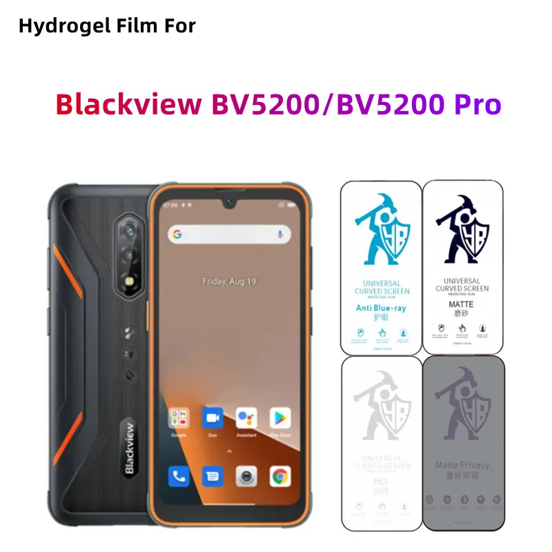 

2pcs Anti Spy Hydrogel Film For Blackview BV5200/BV5200pro HD/Matte Screen Protector For Blackview BV5200 Pro Eye Care Film