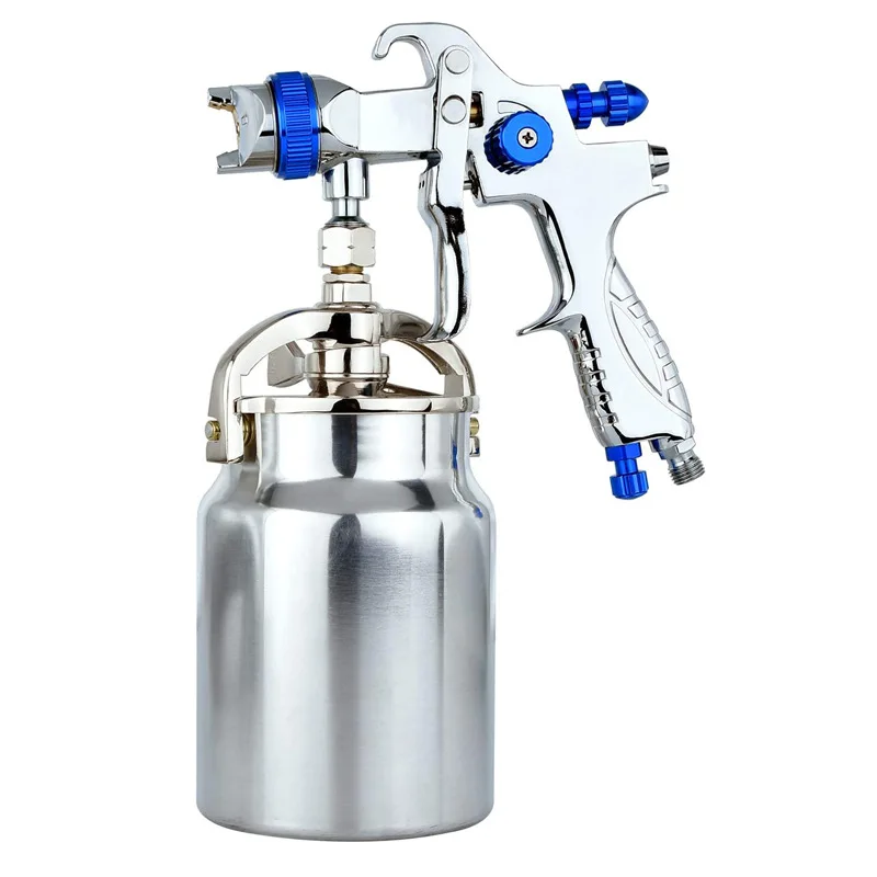 

H-887 Furniture Paint Spray Aluminum Lower Pot 1.7MM Nozzle Spray Gun