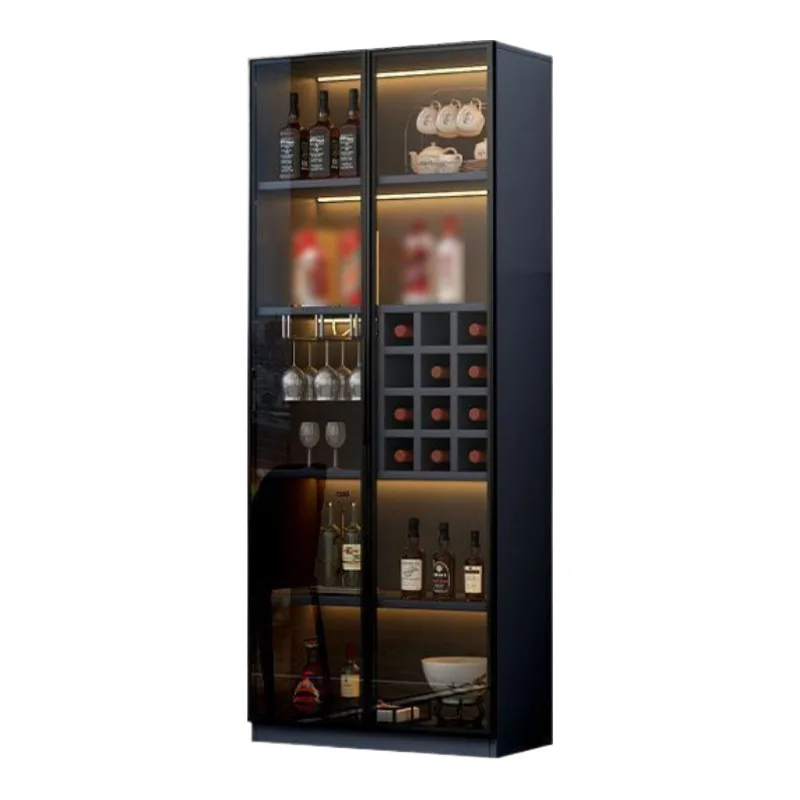 Wine cabinet against the wall Locker Light luxury high-grade glass cabinet
